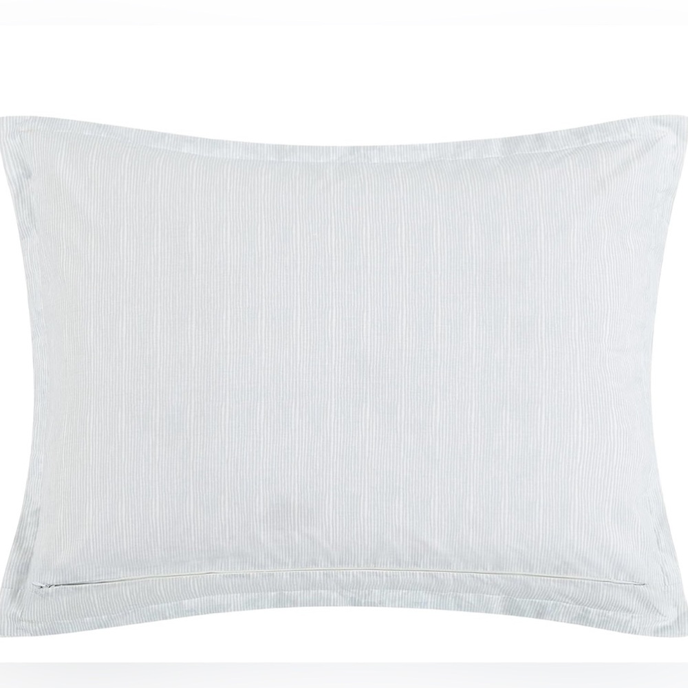 Poppy & Fritz Olivia Cotton Blue Duvet Cover Set Twin - Picture 9 of 11